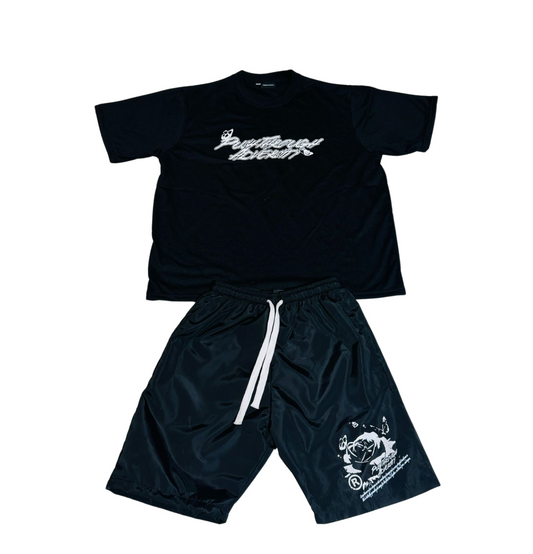 Black Rose & Butterflies Short Sets